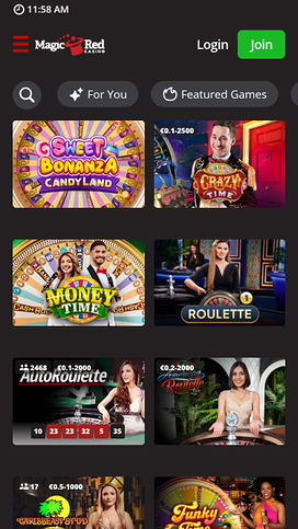 Magic Red Casino Mobile Live Dealer