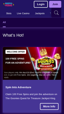 Magical Vegas Casino Mobile Promotions