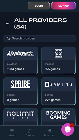 Magicianbet Casino Mobile Game Developers