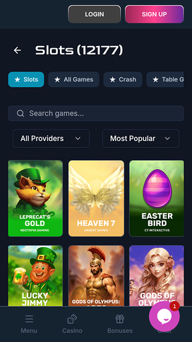 Magicianbet Casino Mobile Games