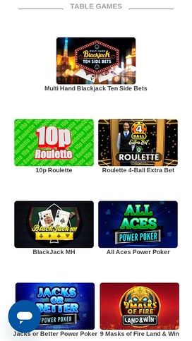 Mainstage Bingo Mobile Live Dealer