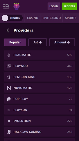 Malina Casino Mobile Game Developers