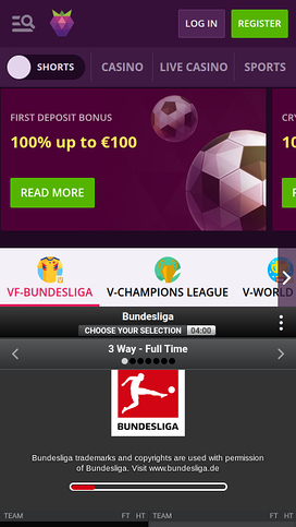 Malina Casino Mobile Virtual sports
