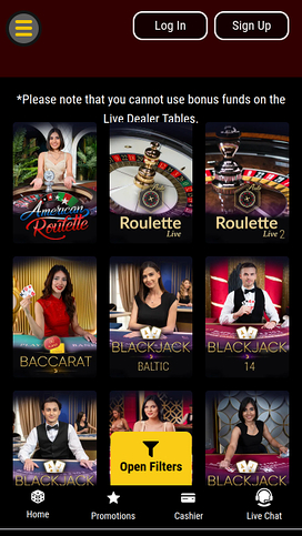 Mandarin Palace Casino Mobile live dealer