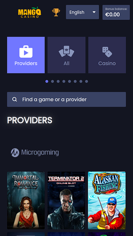 Mango Casino Mobile Game Developers