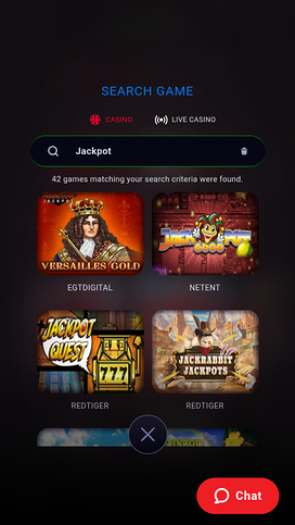 Marsbet Casino Mobile Jackpot