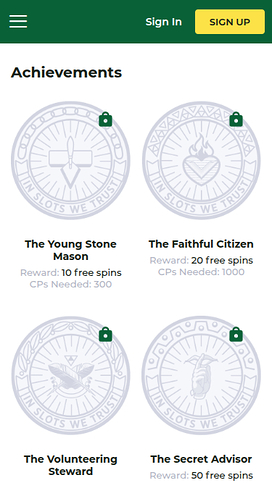 Mason Slots Casino Mobile VIP Program