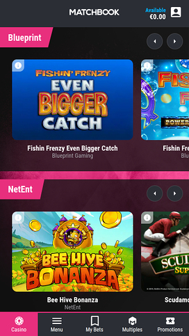 Matchbook Casino Mobile Game Developers