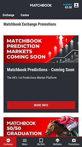 Matchbook Casino Mobile Promotions