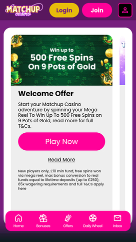 Matchup Casino Mobile Promotions