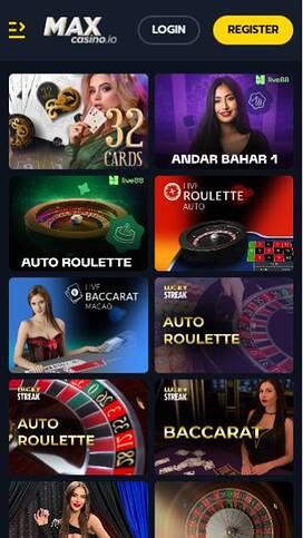 MaxCasino Live Dealer