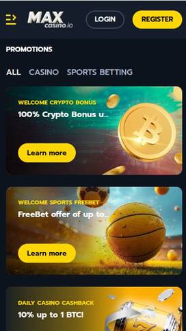 MaxCasino Promotions