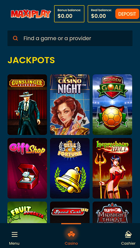 Maxiplay Casino mobile Jackpot