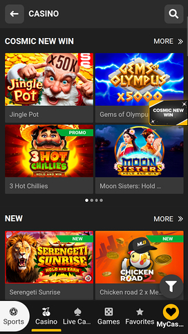 Melbet Casino Mobile Games