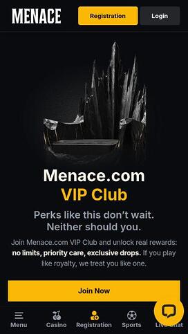 Menace Casino VIP Mobile