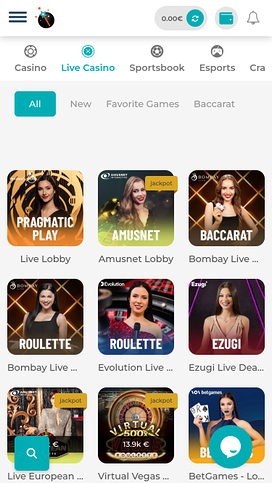 Merlin Casino Mobile live dealer