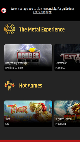 Metal Casino Mobile Games