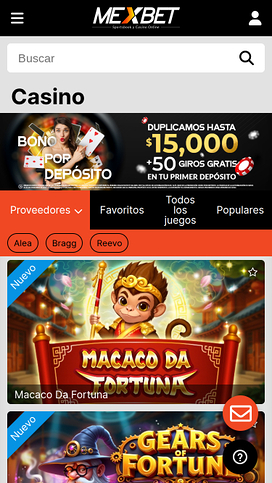 Mexbet Casino Mobile Game Developers