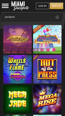 Miami Jackpots Casino Mobile Jackpot