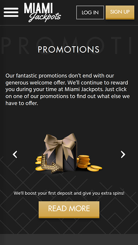 Miami Jackpots Casino Mobile Promotions