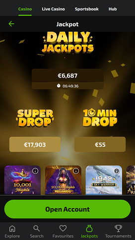 Mobilebet Casino Mobile Jackpot