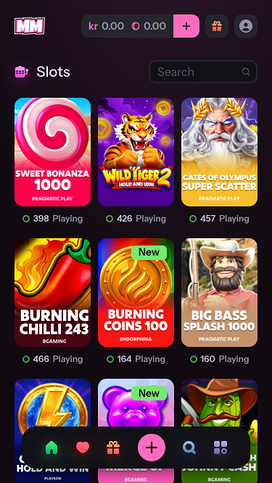 MoeMoe Casino Games Mobile