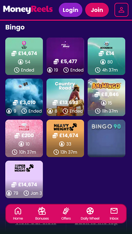Money Reels Casino Mobile Bingo