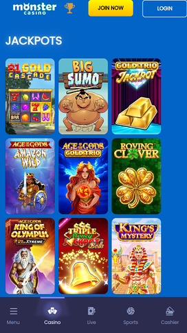Monster Casino Mobile Jackpot