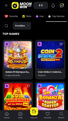 Moonwin Casino Mobile Games