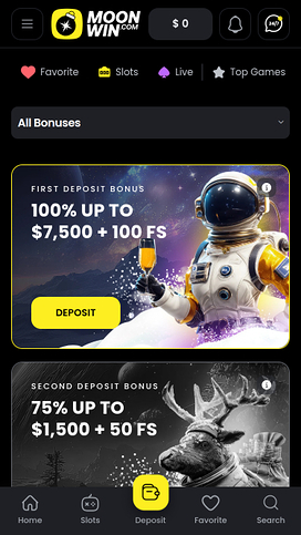 Moonwin Casino Mobile Promotions