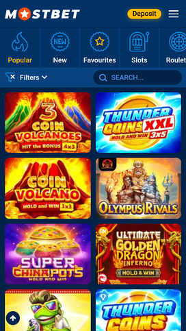 Mostbet Casino Mobile Jackpot