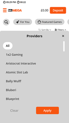 Mr Mega Casino Mobile Game Developers