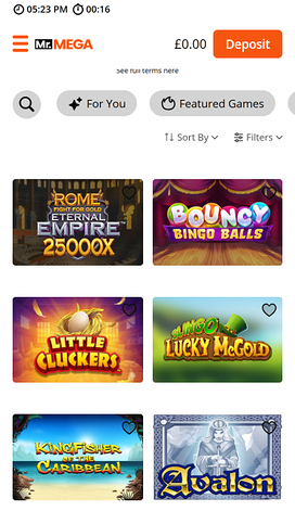 Mr Mega Casino Mobile Games