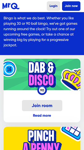 MrQ Casino Mobile Bingo