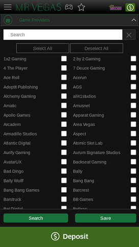 MrVegas Casino Mobile Game Developers