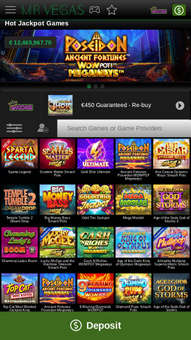 MrVegas Casino Mobile Jackpot
