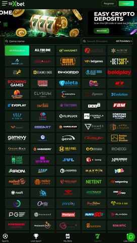 MrXbet Casino Mobile Game Developers