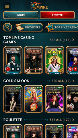 My Empire Casino Mobile Live Dealer