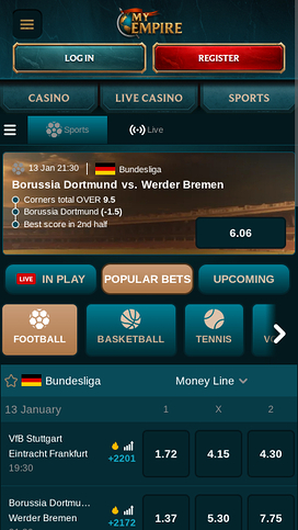 My Empire Casino Mobile Sports