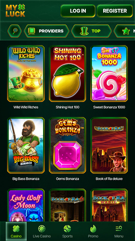 MyLuck Casino Mobile Games