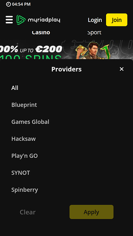 MyriadPlay Casino Mobile Game Developers