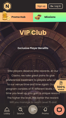 National Casino Mobile VIP Program