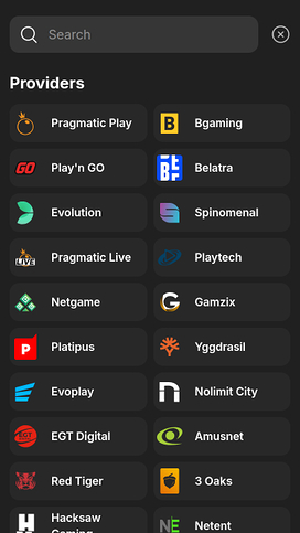 Need for Spin Casino Mobile Game Developers