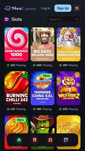 Juegos móviles de NeoCasino