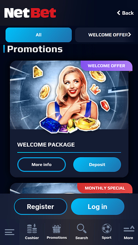 NetBet Casino Mobile Promotions
