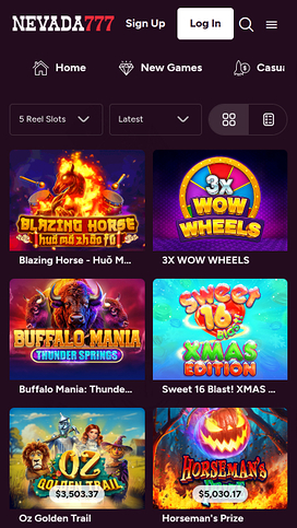 Nevada 777 Casino Mobile Games