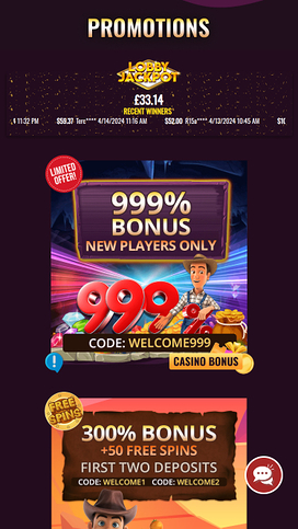 Nevada 777 Casino Mobile Promotions