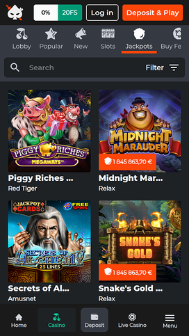 Ninja Casino Mobil Jackpott