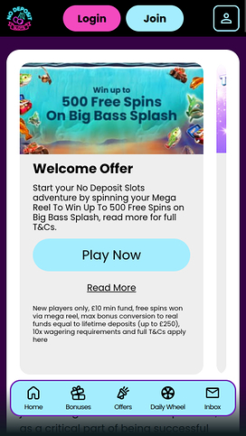 NoDeposit Slots Casino Mobile Promotions