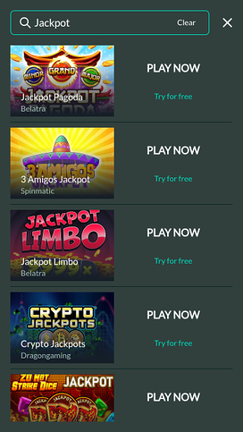 NonStop Casino Mobile Jackpot